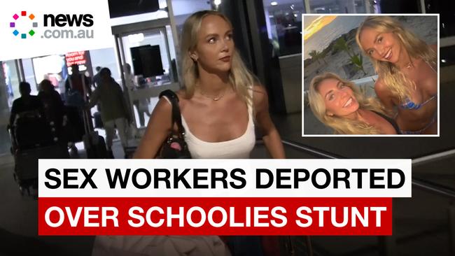 Sex workers deported from Fiji over controversial Schoolies stunt