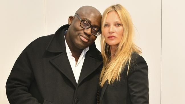 Edward Enninful and Kate Moss. Picture: Getty Images