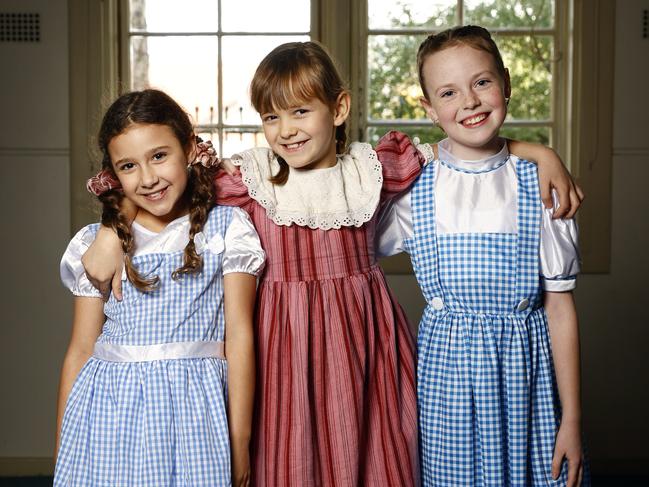 Undercliffe Public School in Earlwood are students Harper, Heidi and Marty. Picture: Richard Dobson