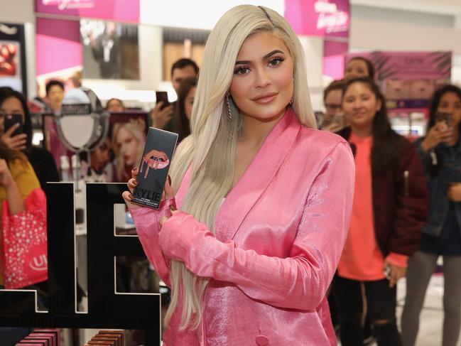 Kylie Jenner visits Houston Ulta Beauty to promote the launch of Kylie Cosmetics. Picture: Rick Kern/Getty Images for Ulta Beauty