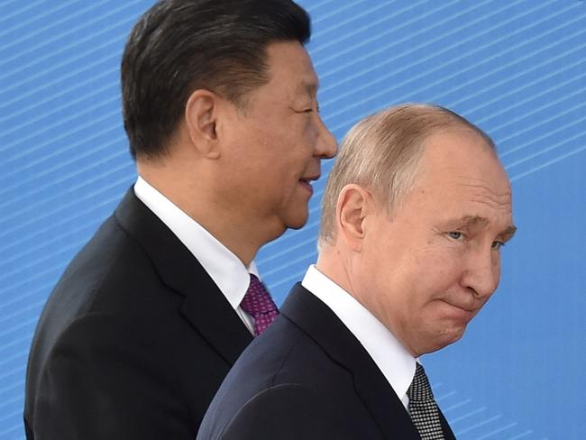 Xi Jinping says the US and NATO pushed Russia into a corner with steady expansion of the transatlantic military alliance. Picture: AFP