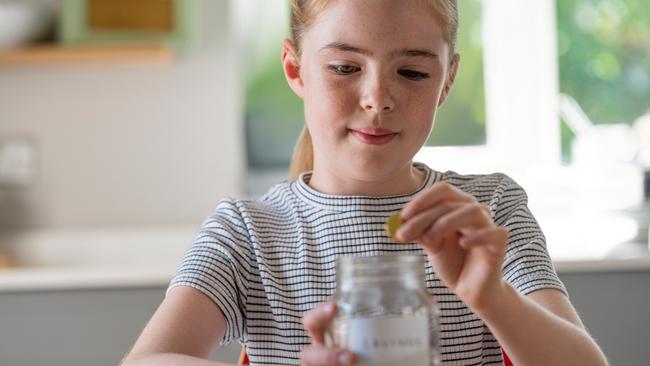 Barefoot’s ‘jam jar’ system for pocket money makes ‘giving’ one of the three categories for kids to spend their money on.