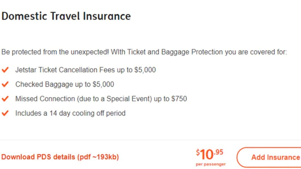 Jetstar travel insurance How much you will get if held hostage on a