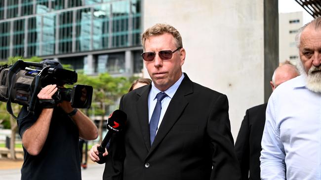 Queensland Senior Constable Robert William Eickenloff pleaded guilty to escorting his daughter over the state border without a valid pass in September last year. Picture: NCA NewsWire / Dan Peled