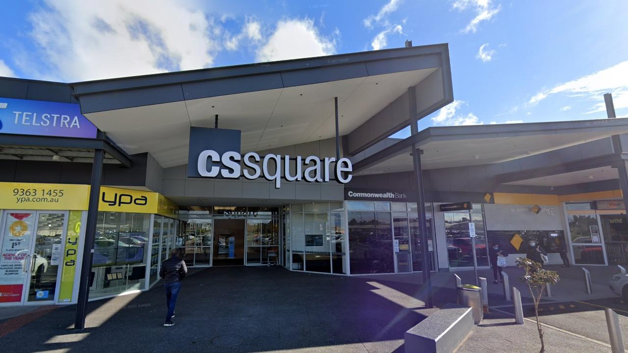 A teenager has been rushed to hospital following an alleged stabbing at CS Square shopping centre. Picture: Google Maps