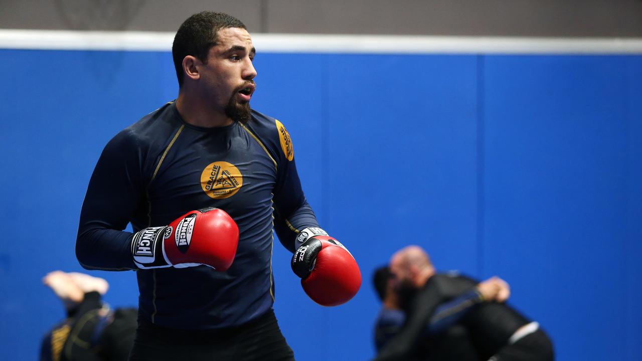 Rob Whittaker in training. Picture: Richard Dobson