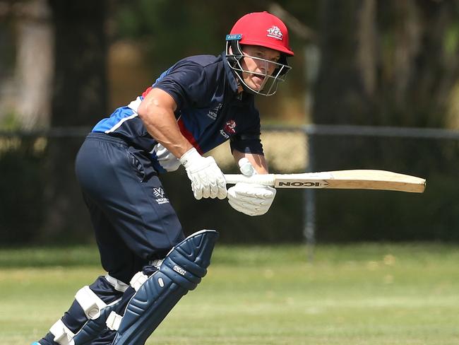 Dean Russ scored his 16th century for Foostcray. Picture: Hamish Blair