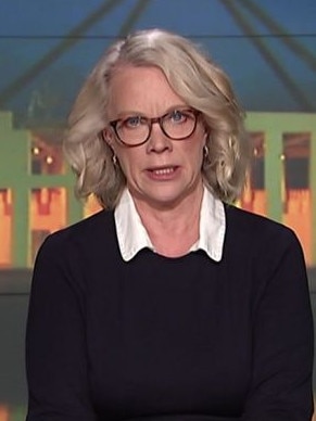 Laura Tingle has been hosting 7.30 in Sales’ absence.