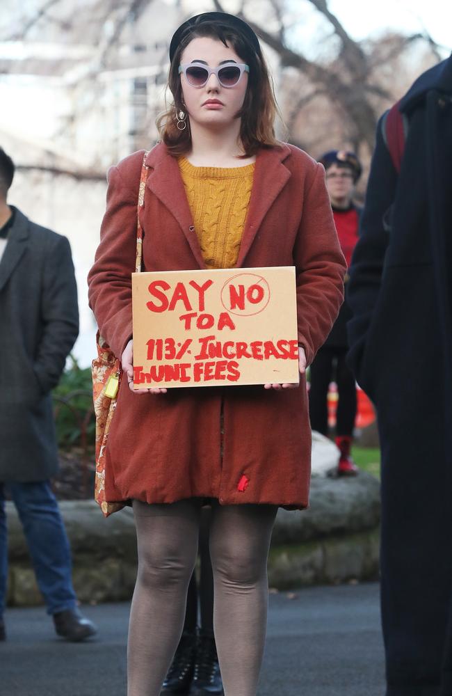 Free uni is also on the party’s agenda. Picture: NIKKI DAVIS-JONES