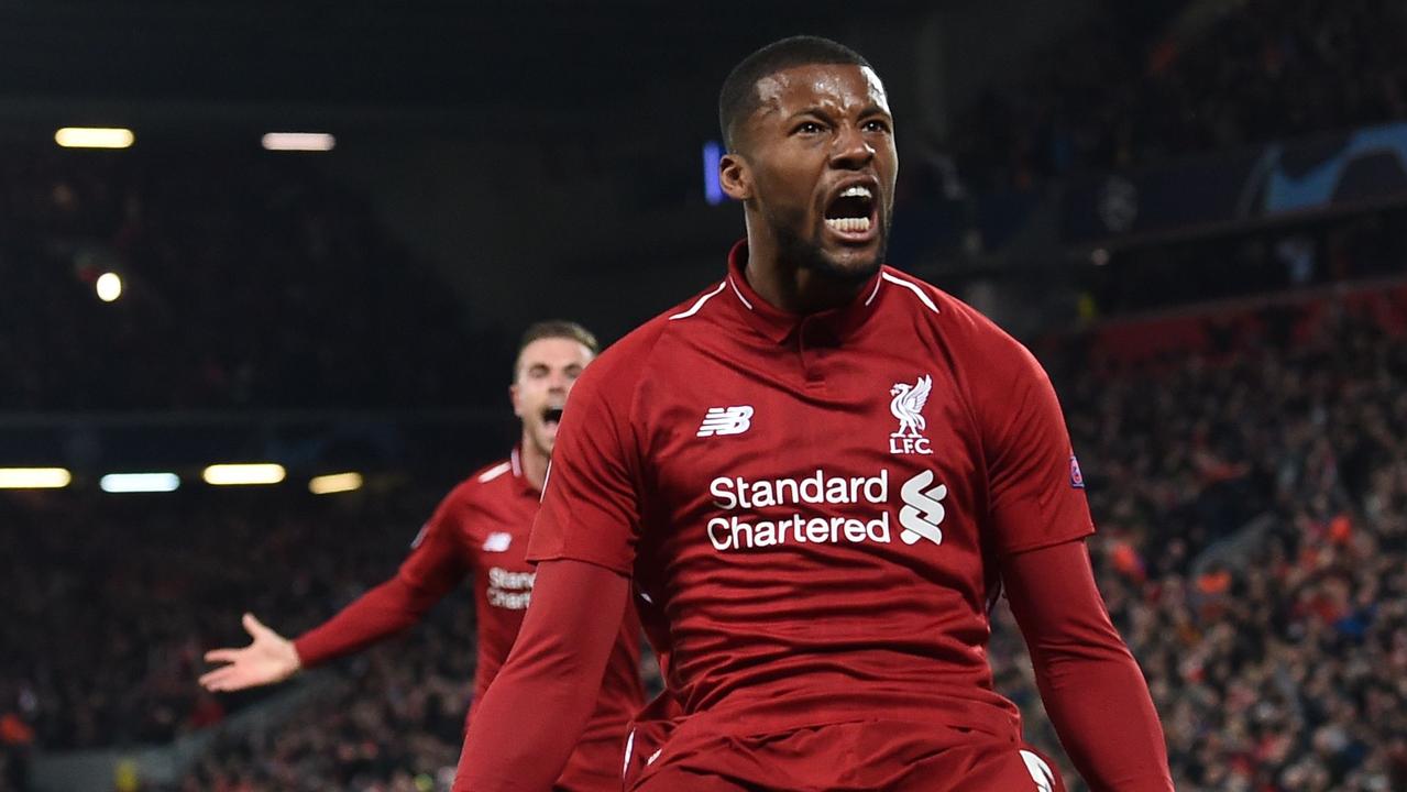 Champions League: Georginio Wijnaldum goals, video, Liverpool vs ...