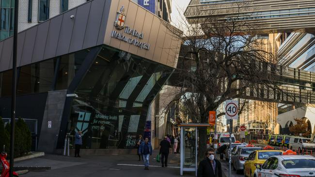 The Royal Melbourne Hospital will consider reducing elective surgery. Picture: Getty Images