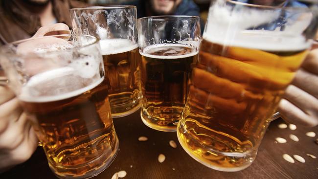 Generic photo of men drinking beer. Picture: Supplied