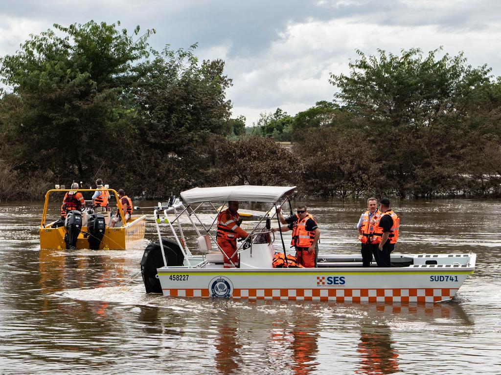 The NSW SES has activated an incident management team in Grafton and deployed additional flood rescue and storm damage teams. Picture: NCA NewsWire / Flavio Brancaleone