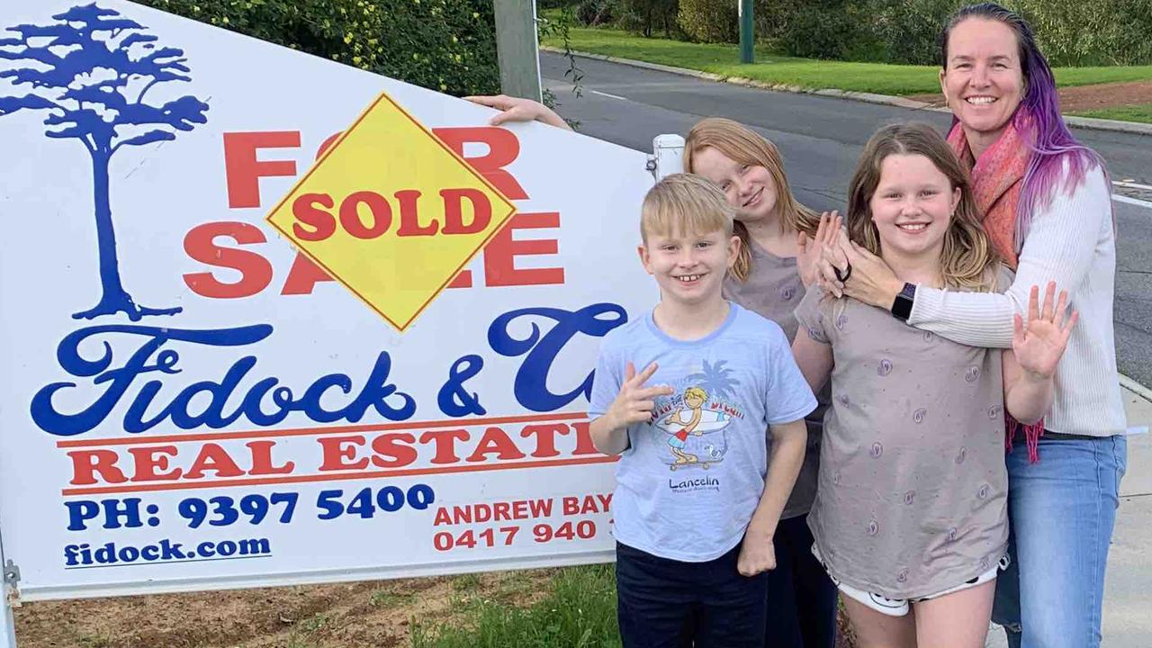 The fundraiser was life-changing by allowing the family to buy their own home. Picture: Supplied