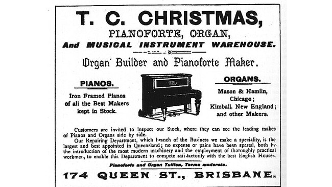 An ad from the Queensland (Wise’s) Official Directory 1896-1897. Photo: courtesy of