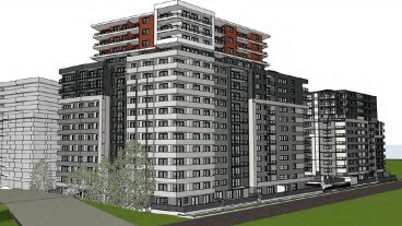 An artist’s impression illustrating the four additional storeys on top of the 12-level building. Source: Zhinar Architects