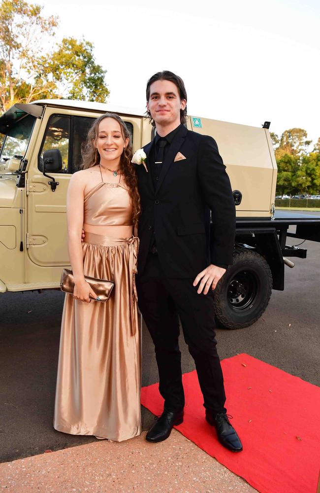 Sofa Bachels and Luke Smith at year 12 formal, Unity College. Picture: Patrick Woods.