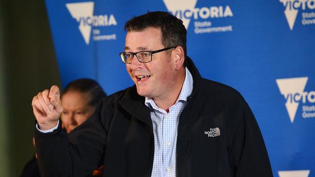 Premier Daniel Andrews shares not just Brett Sutton’s and Annaliese van Diemen’s politics but their alarmism, and has a disturbing streak of authoritarianism. Picture: Nicki Connolly