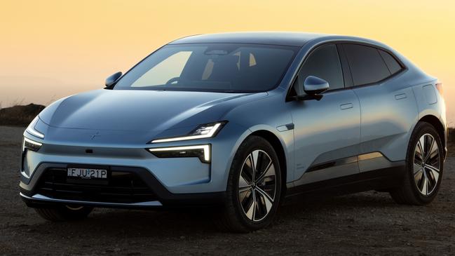 2025 Polestar 4 electric car.  Photo: Supplied