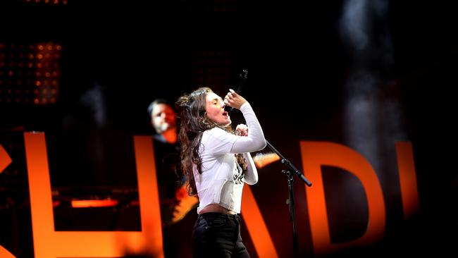 The Grass Is Greener music festival at the Cairns Showgrounds. Amy Shark performing. PICTURE: STEWART MCLEAN