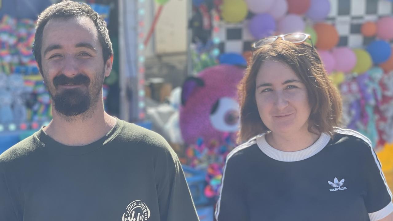 Josh and Jasmin Carrick from Mackay. Mackay Show June 14 2022. Picture: Max O'Driscoll.