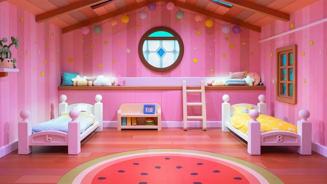 Bluey and Bingo's bedroom at Bluey's World.