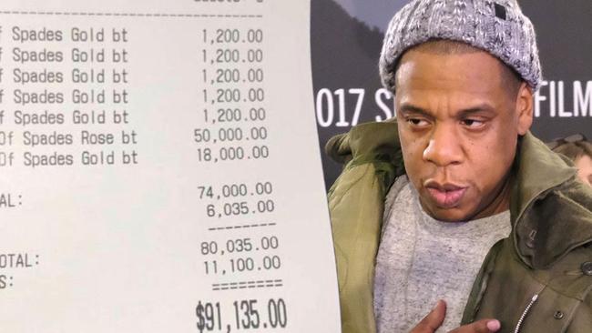 Jay-Z blew a lot of cash on a night out.