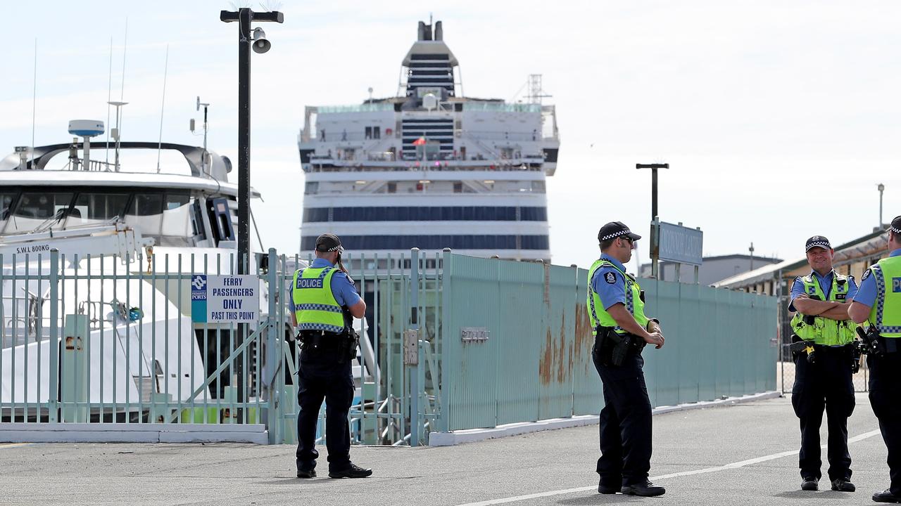 More than 240 Queenslanders who were passengers on board the Vasco da Gama cruise ship remain stranded in WA. Picture: Richard Wainwright/AAP