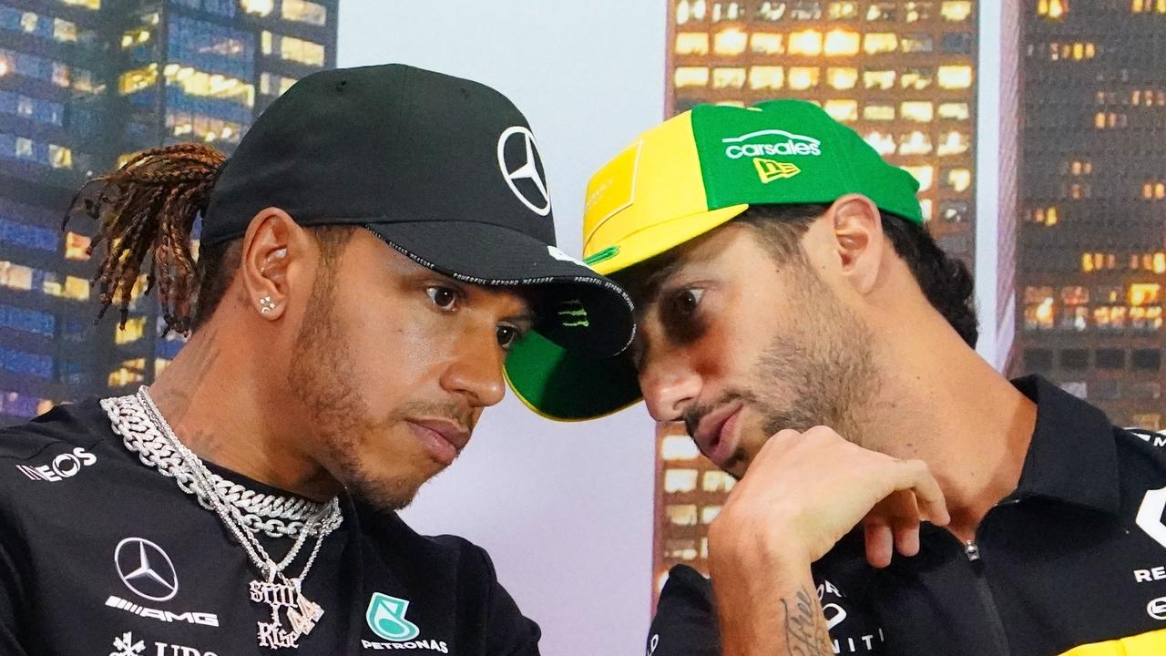 Lewis Hamilton’s mega-move to Ferrari has hit a bump while Daniel Ricciardo’s 2021 options may be limited.