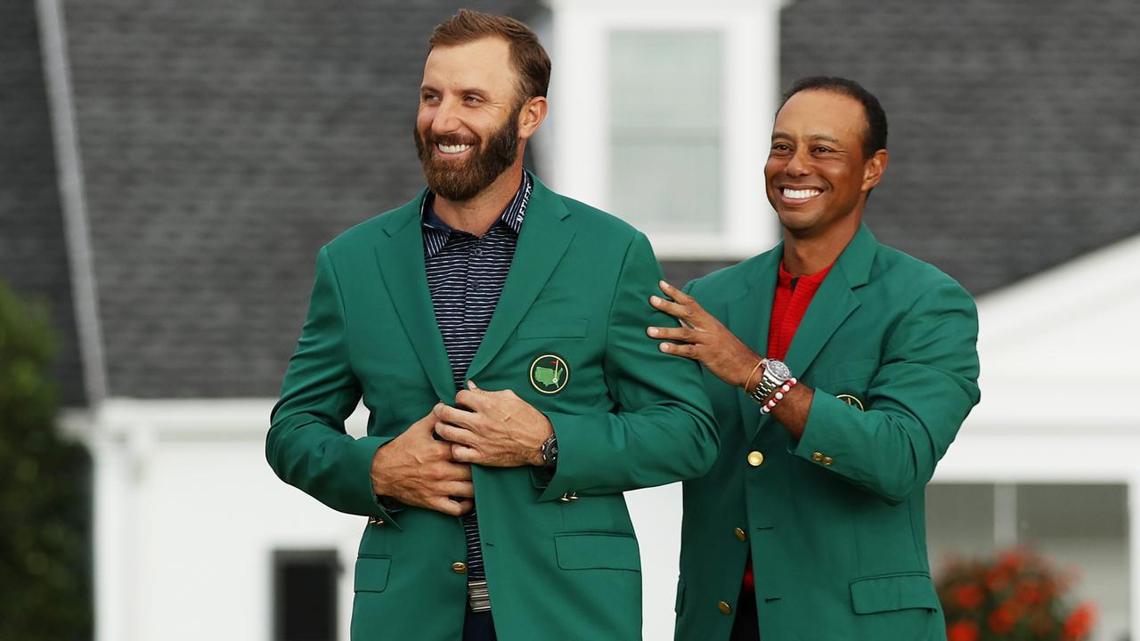 Reigning Masters champ Dustin Johnson has revealed his iconic pre-tournament dinner. Photo: Getty Images