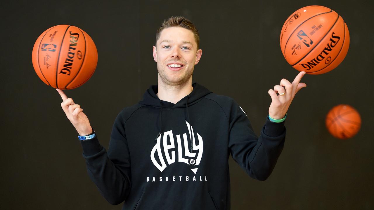 Matthew Dellavedova shows off his skills. 