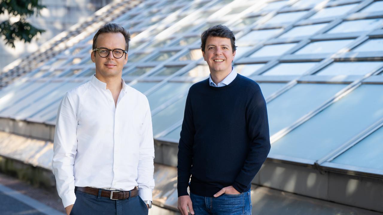Sleek founders Adrien Barthel (left) and Julien Labruyere have built a $270m company by creating software to simply back office tasks for small businesses.