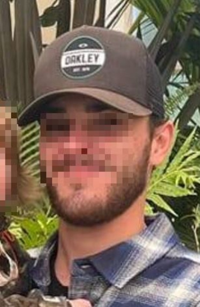 Perth man Thomas Geoffrey Oliver, 23. Image de-identified per Tasmanian Director of Public Prosecutions instructions. Picture: Facebook