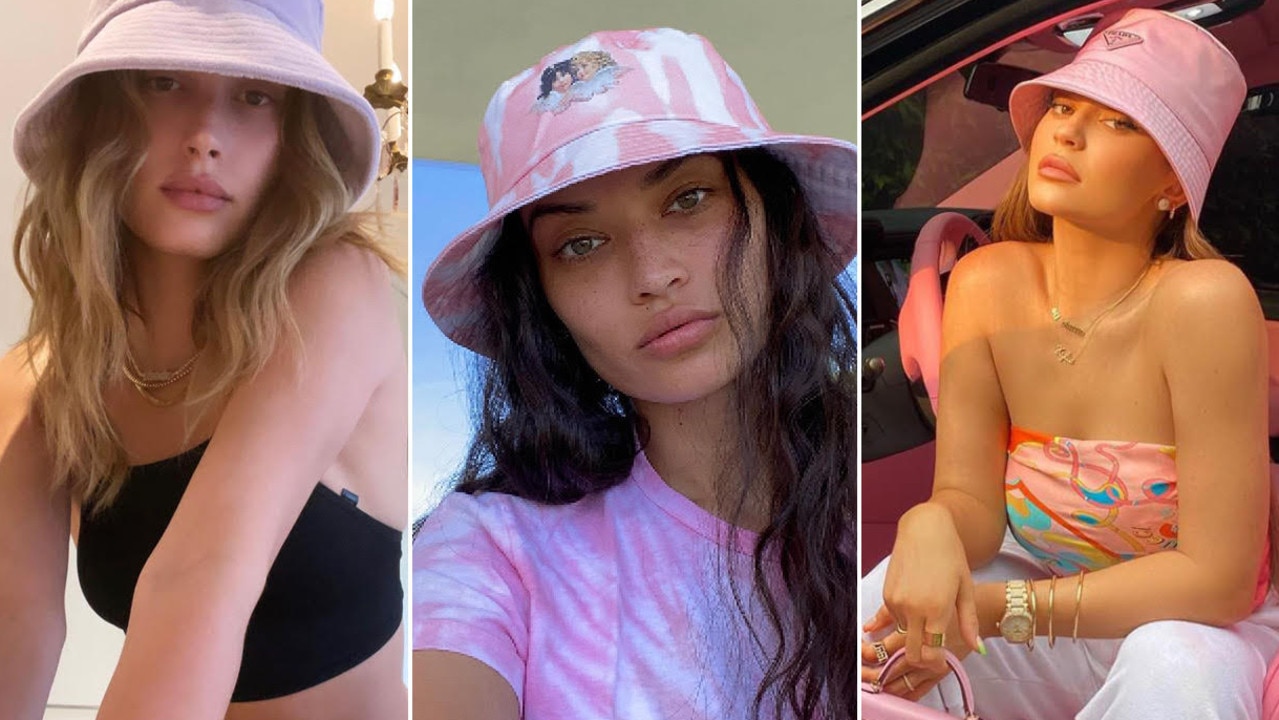 Hailey Bieber, Kylie Jenner: Celebrities wearing bucket hats | Daily  Telegraph