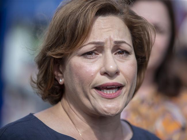 Queensland Deputy Premier Jackie Trad insisted there was nothing unusual with the approvals process for the Galilee Basin mine. Picture: AAP Image/Glenn Hunt