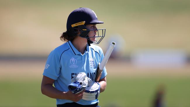 Natalie Sciver could hardly believe her luck. Photo by Fiona Goodall/Getty Images