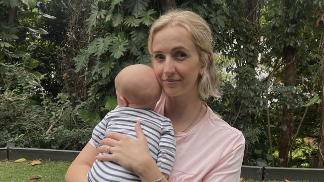 Keely Lister. The 31 year old Cairns mum had to fly 1,700 km to the Gold Coast to give birth to her son Archie after the only private,maternity service in Cairns closed. SUPPLIED