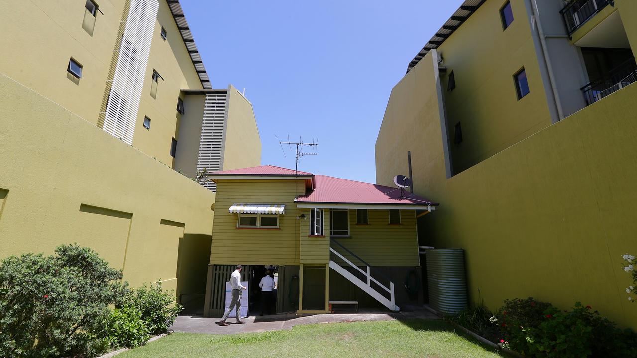 The Queensland home nicknamed Brisbane’s Up house. Picture: Peter Wallis