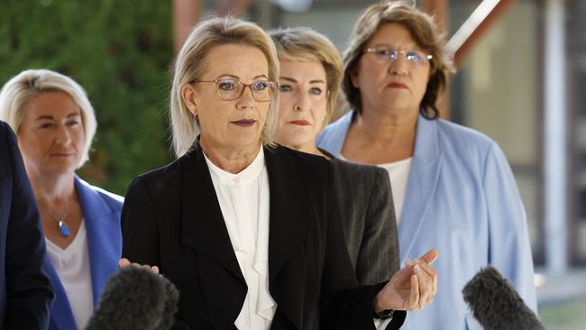 Ms Ley says she is ‘convinced’ she is ‘the right person’ to lead the Liberal Party. Picture: Richard Dobson / NewsWire