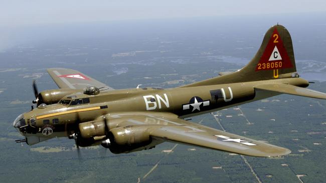 A B-17 Flying Fortress, similar to the one that crashed in 1943.