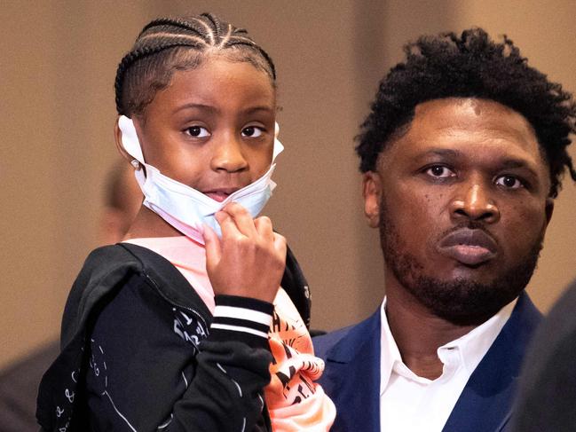 George Floyd's six-year-old daughter Gianna Floyd. Picture: AFP