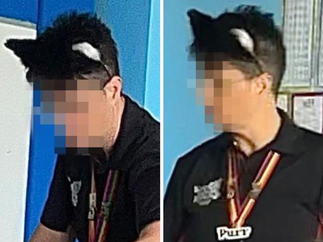 Parents have expressed their concern at a Queensland high school teacher who has been referring to themselves as a cat, allegedly hissing at students and licking the back of their hands during class.