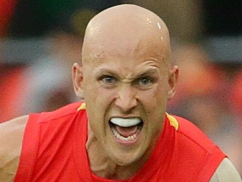 Suns Gary Ablett. The Gold Coast Suns vs the Essendon Bombers at Metricon Stadiun at the Gold Coast. Pic Peter Wallis