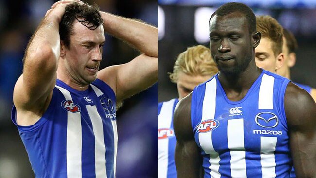 Todd Goldstein and Majak Daw are posing some concerns for the Kangaroos.