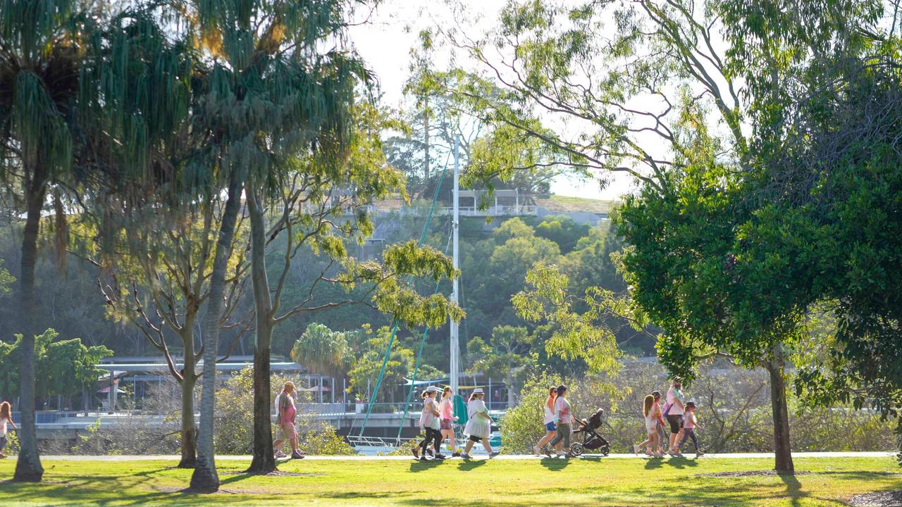 Photos from Cherryandjun Photography of the 2023 Gladstone Colour Me Capricorn fun run for the RACQ CapRescue.
