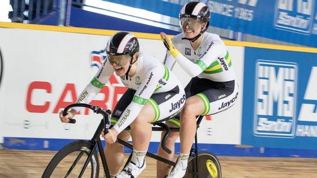 Pilot Madison Janssen (left) and Jessica Gallagher are riding for gold.