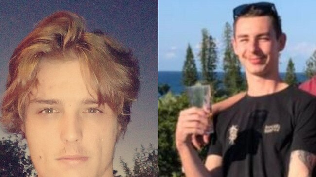 Kieran Peter Brough, 22, (left) and Bradey Andrew Killian, 23, were sentenced in a Gympie court for their involvement in a brutal Mary St bashing that left a man in a coma in December 2019.