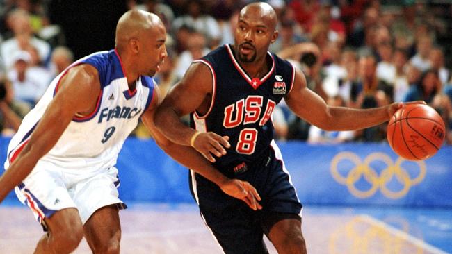 Tim Hardaway won gold with Team USA at the 2000 Sydney Olympics. Picture: Getty Images