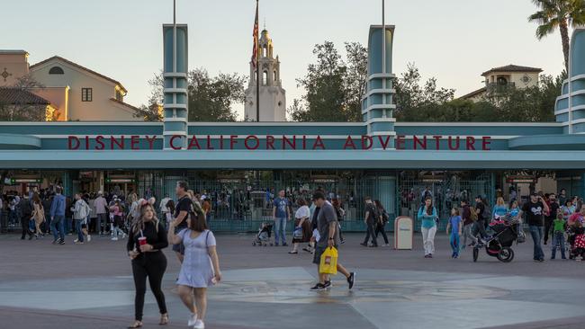 It is unclear when the company will be able to reopen its Disneyland theme park in Anaheim, California that has been closed since March. Picture: AFP