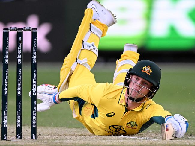 Australia's Jake Fraser-McGurkdid not pass 20 in his six games against Pakistan across one-day international and T20 cricket this month. Picture: AFP